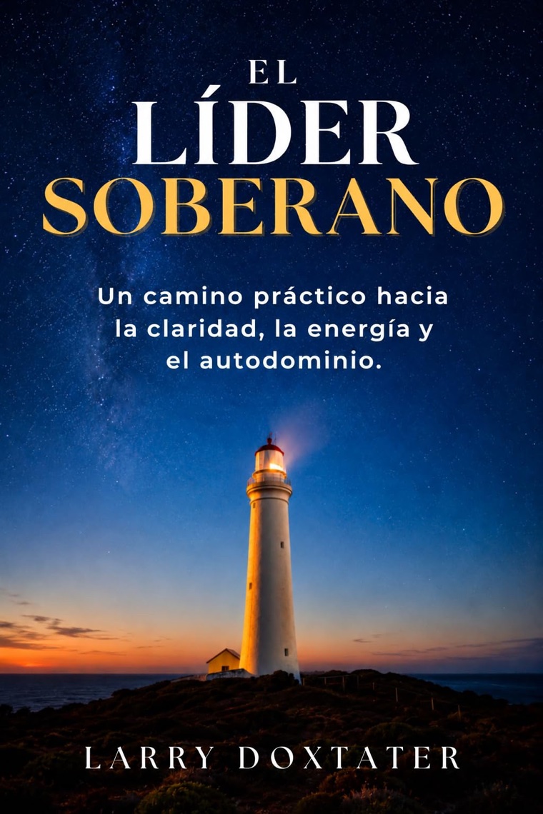El Líder Soberano book cover, Spanish edition — Larry Doxtater