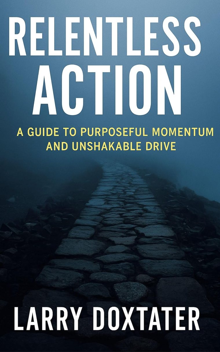 Relentless Action book cover — Larry Doxtater